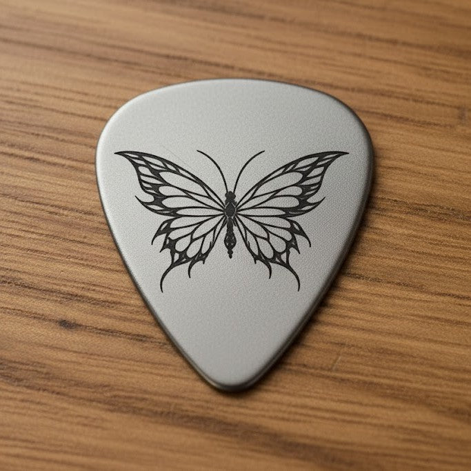 MariposAcoustics Guitar Pick - Metal